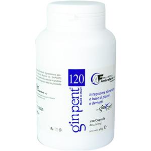 Ambrafarm Ginpent 120 Capsule 400 mg - Integratore Vegetale con Gypenosidi per Benessere Cardiovascolare