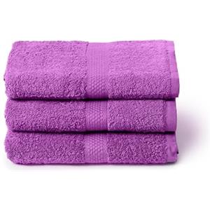 Caleffi Set Asciugamani Bagno Grandi 3X, Misura 55x105cm, Cotone 100% - Morbidi e Assorbenti, Viso e Uso Quotidiano, Asciugamano Doccia di Alta Qualità, Telo Grande