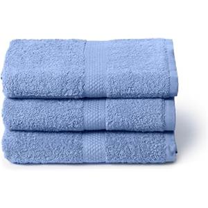Caleffi Set Asciugamani Bagno Grandi 3X, Misura 55x105cm, Cotone 100% - Morbidi e Assorbenti, Viso e Uso Quotidiano, Asciugamano Doccia di Alta Qualità, Telo Grande