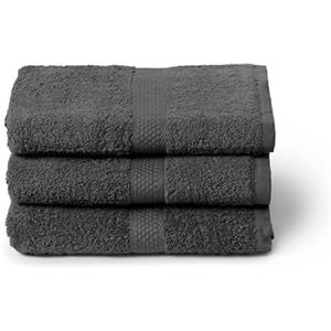 Caleffi Set Asciugamani Bagno Grandi 3X, Misura 55x105cm, Cotone 100% - Morbidi e Assorbenti, Viso e Uso Quotidiano, Asciugamano Doccia di Alta Qualità, Telo Grande