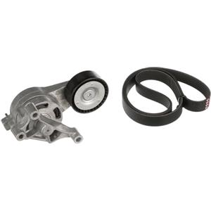 GATES Kit Cinghie Poly-V K146PK1053 - Gomma, compatibile con AUDI, SEAT, SKODA e VW