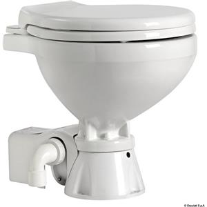 Osculati WC SilentCompact 24 V - WC a depressione con Tavoletta SoftClose e Raccordo Lavaggio Spray Nozzle