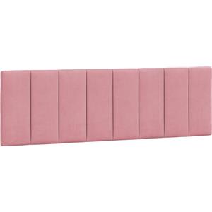 vidaXL Cuscino Testiera Hanko Rosa 160 cm in Velluto - Elegante e Imbottito per Letto