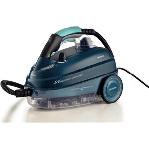 Ariete 4146/05, Pulitore a vapore portatile, 1,6 l, blu, girevole, flessibile, 6 m
