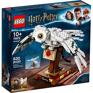 LEGO 75979 Harry Potter Hedwig Giocattolo di Costruzione di Lego con ali mobili Modello di Mostra Collezionabile