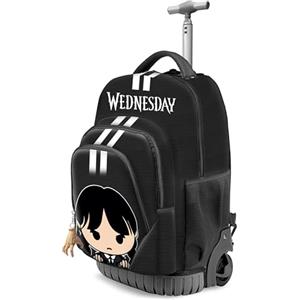 Wednesday Mercoledì Cute-Zaino Trolley GTS FAN, Grigio, 32 x 47 cm, Capacità 39 L