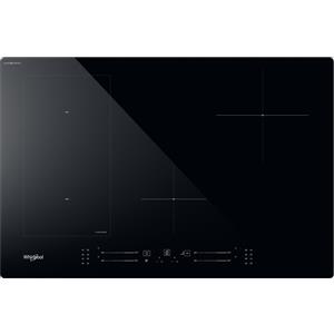 Whirlpool Piano Cottura Induzione 4 Fuochi Larghezza 77 cm vetroceramica tecnologia FlexiCook colore Nero - WL S2177 CPNE
