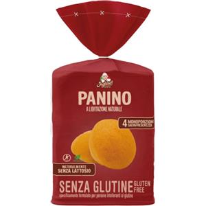 GAIA Srl Inglese Panino Bianco 4 Pezzi - Pane Soffice Senza Glutine e Vegan