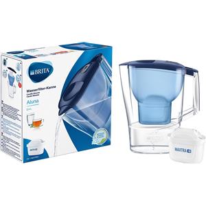 BRITA filtro acqua Aluna blu / brocca robusta con 1 cartuccia filtrante MAXTRA+