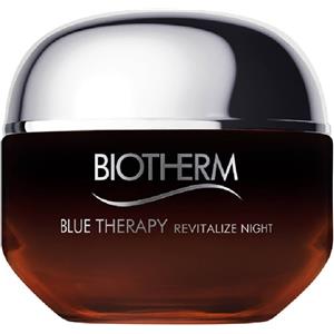 Biotherm Blue Therapy Amber Algae Revitalize Crema Notte 50 ml - Idratante e Rigenerante per una Pelle Giovane