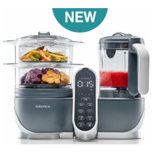 Babymoov Nutribaby + Robot Cuocipappa Omogeneizzatore Grigio OUTLET SCATOLO ESTERNO ROTTO