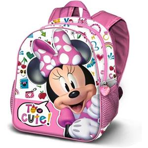 Disney Zaino Basic, 31 x 39 cm, Capacità 18.2 L, Rosa Minni Mouse