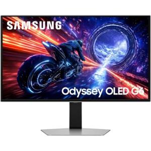 Samsung Monitor Gaming Odyssey OLED G60SF (S27FG602SU), Flat, 27'', 2560x1440 (QHD), 16:9, QD-OLED Glare Free, 500Hz, 0,03ms (GtG), Compatibilità G-Sync, HDMI, DP, Ingresso Audio, HAS, Pivot