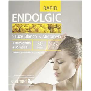 DIETMED ITALIA Srl Endolgic Rapid - Integratore alimentare a base di piante con Vitamina C, 30 Compresse