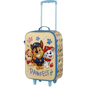 Paw Patrol Valigia Trolley Soft 3D, 17 x 33 x 52 cm, Capacità 26 L, Blu Friendship