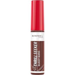 Rimmel London Thrill Seeker Brillo Labial #800-Chocolate, rossetto dalla coprenza intensa, adatto sia al trucco da giorno sia ai look serali, flacone da 10 ml perfetto per chi desidera una routine di cura semplice