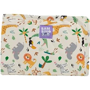 Bambino Mio, fasciatoio da viaggio - SQUADRA DEL SAFARI (60 cm x 40 cm aperto / 20 cm x 15 cm piegato)