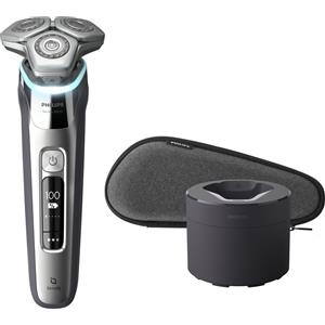 Philips SHAVER Series 9000 S9985/50 rasoio elettrico Rotazione Trimmer Cromo, Grigio
