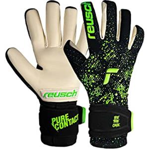 Reusch Pure Contact Gold Guanti da portiere per adulti con costruzione interna per tutte le superfici dei campi da gioco