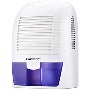 Pro Breeze Mini Deumidificatore Portatile da 1500ml per Umidità e Muffa in Casa, Cucina, Camera da Letto, Roulotte, Ufficio e Garage