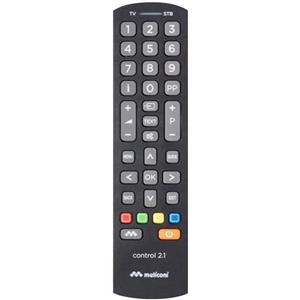 Meliconi Control 2.1 Telecomando Universale Infrarosso per Smart Tv Decoder Nero