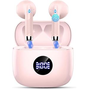 Jxrev Cuffie Bluetooth Auricolari Bluetooth 5.4, Cuffie Wireless con 4 ENC Cancellazione Rumore Mic, Cuffie in Ear 40 Ore di Riproduzione, Cuffie Senza Filo HiFi Stereo IP7 Impermeabili per iOS & Android