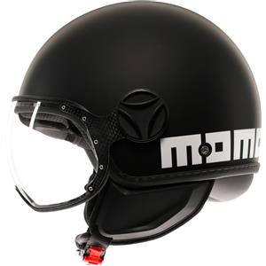 MOMODESIGN Momo Design FGTR Classic Casco Jet Opaco/Nero/Bianco 53