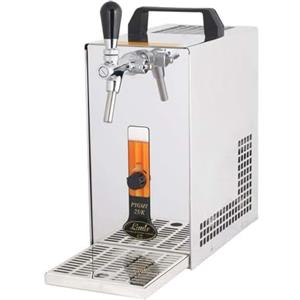 ich-zapfe.de Spillatore Birra con Pompa a Membrana PYGMY 20/K, Dispenser Birra, Macchina per Birra 1-Linea, 25 Litri/h - Green Line