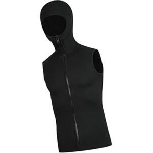 mophrati Muta da Sub da 3 mm, Gilet con Cappuccio, Gilet Termico, Canoa, Snorkeling, Surf, Nuoto, Kayak, Avventure, Cerniera Frontale, Cerniera da 3 mm, Neoprene per Immersioni