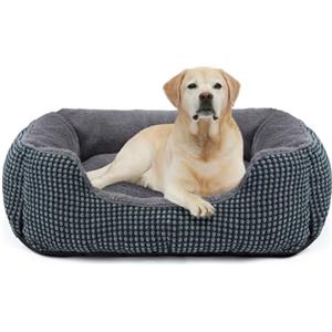 FURTIME Cuccia Cane Interno Taglia Media, Cuccia per Cani Lavabile, Antiscivolo Cuscino per Cani Anti Ansia Letto Cane, 76x61x23cm