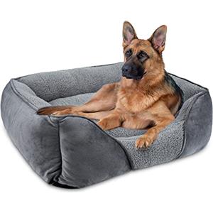 FURTIME Cuccia Cane Interno Taglia Grande, Cuccia per Cani Lavabile, Cuscino per Cani Anti-ansia Durevole Antiscivolo, Letto Cane Morbido Confortevole Traspirante, 89x63x23cm