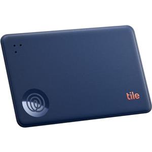 Life360 Tile by Life360 Slim - Localizzatore e tracker Bluetooth per portafogli, etichette di bagagli, passaporti e altro. Compatibile con iOS e Android. Trova telefono. Pacchetto da 1 (Navy Blaze)