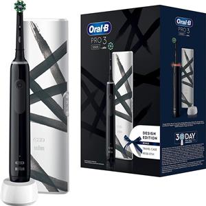 Braun Oral-B Oral-B Pro 3 3500 nero con custodia da viaggio Stripe Design Edition