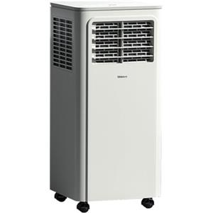 Shinco Climatizzatore mobile, 9000 BTU 2,6 kW, raffreddamento, ventilazione e deumidificazione, dimensioni fino a 66 m³(22 ㎡), aria condizionata mobile con tubo di scarico