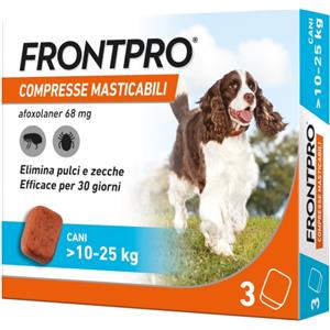 FRONTPRO Compresse Masticabili per Cani +10-25 kg, Singola unità