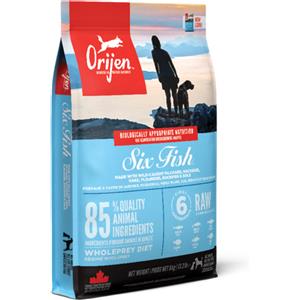 ORIJEN™ Six Fish™ - Cibo Secco Biologico per Cani con Pesce come Unica Fonte Proteica, 11,4 Kg