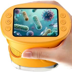 BMDSAE 1000X Digitale Microscopio Bambini Portatile: Lente Ingrandimento Tascabile con 2.0" IPS Pollici ＆ 8 LED Luce - Natale Regalo Bambina 3-8 8-12 Anni Maschio - Idee Giochi Kids