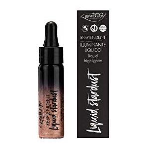 PUROBIO Illuminante Resplendent Liquid Stardust, 02 Oro Rosa - 12 Ml
