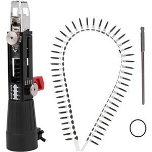 Cocoarm Pistola Sparachiodi a Catena Automatica Adattatore per Catena per Trapano a Vite in Lega di Alluminio Lunghezza Vite Regolabile Adattatore per Chiodo per Vite a Catena Attacco