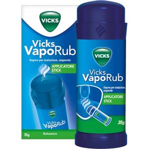 Vicks VapoRub Unguento per Inalazione 35g - Decongestionante Balsamico con Canfora e Mentolo