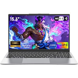 CHIFUYOU PC Portatile 15,6 Pollici Computer Portatile, i3-1025G1 fino a 3,4 GHz RAM 16 GB SSD 512 GB Notebook, Tastiera retroilluminata/coperchio metallico/sblocco per impronte