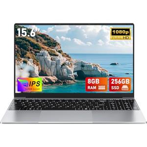 CHIFUYOU PC Portatile 256GB SSD 15,6 pollici Notebook, 8GB RAM DDR4, aziendali Computer portatile processore N4020 up to 2,8 GHz, 1920 × 1080 Full HD, Win 11, compatibile con Wi-Fi 5 e Bluetooth