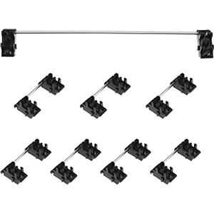 ECSiNG 7 Pezzi 2U Stabilizzatori E 1 Pezzo 6.25U Stabilizzatore Sostituzione Stabilizzatori Per Tastiera Meccanica Piastra Di Montaggio Stabilizzatori Accessori Per Tastiera