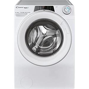 Candy RapidÓ Lavatrice 10 Kg, Libera Installazione, Carica Frontale, Classe A, 1400 Giri, 9 Programmi Rapidi, Funzione Vapore, Wi-Fi + BLE e App hOn, 60 x 58 x 85 cm, Bianca - RO 14104DWMST/1-S