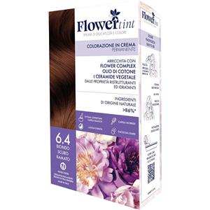 MAMI Srl Flowertint Colorazione in Crema Permanente 6,4 Biondo Scuro Ramato - Ristrutturante e Idratante