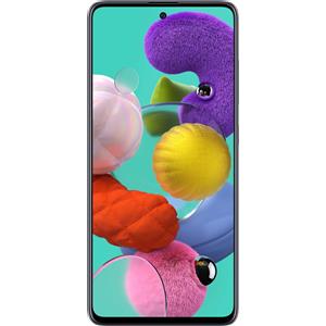 Samsung Smartphone Samsung Galaxy A51 Dual-Sim 16,5 cm (6,5 pollici), 128 GB di memoria, colore: nero/blu