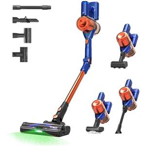 Tineco PURE ONE S70 Aspirapolvere Senza Fili Intelligente, 200AW, Scopa Elettrica per Animali Domestici, Pavimenti e Tappeti, Spazzola ZeroTangle, Autonomia 95 Min, Sistema 3DSense Pro (Orange)