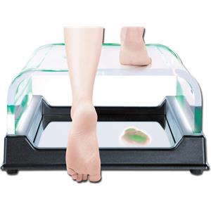 GIMA Podoscopio a LED con Luce Polarizzata - Capacità 135 kg, Durata Luce 25.000 ore