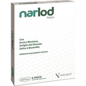 NALKEIN Narlod Patch 8x21,5 cm - 6 Pezzi con Estratti Vegetali per la Protezione della Pelle