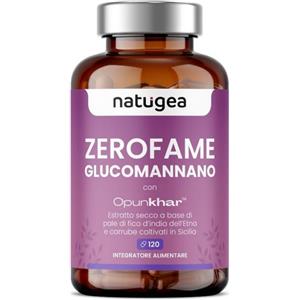 Natugea Glucomannano Zerofame 120 Compresse